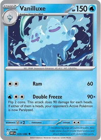 Vanilluxe - SV: White Flare (WHT) #029/086 - Uncommon Pokémon Trading Card