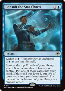 Consult the Star Charts - Edge of Eternities (EOE) #51 - Rare Magic: The Gathering Trading Card