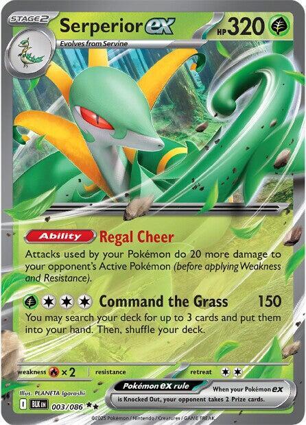 Serperior ex - SV: Black Bolt Pokémon trading card