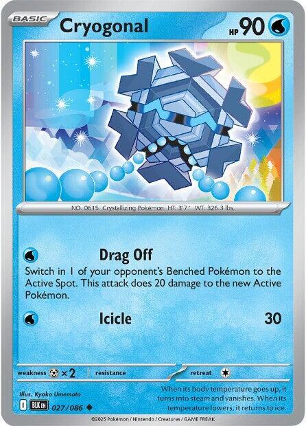 Cryogonal - SV: Black Bolt Pokémon trading card