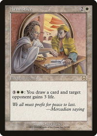 Armistice - Mercadian Masques (MMQ) #3 - Rare Magic: The Gathering Trading Card