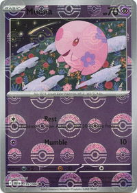 Munna (Poke Ball Pattern) - SV: Black Bolt (BLK) #035/086 - Common Pokémon Trading Card