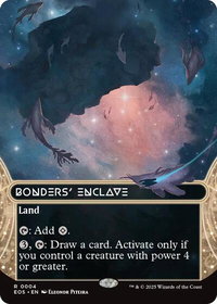 Bonders' Enclave (0004) (Borderless) - Edge of Eternities: Stellar Sights (EOS) #4 - Rare Magic: The Gathering Trading Card