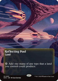Reflecting Pool (0081) (Borderless) - Edge of Eternities: Stellar Sights (EOS) #81 - Mythic Magic: The Gathering Trading Card