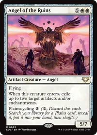 Angel of the Ruins - Commander: Edge of Eternities (EOC) #63 - Rare Magic: The Gathering Trading Card