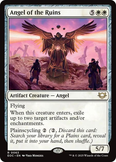 Angel of the Ruins - Commander: Edge of Eternities Magic: The Gathering trading card