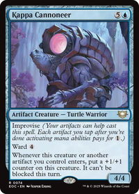 Kappa Cannoneer - Commander: Edge of Eternities (EOC) #74 - Rare Magic: The Gathering Trading Card