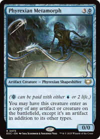 Phyrexian Metamorph - Commander: Edge of Eternities (EOC) #75 - Rare Magic: The Gathering Trading Card