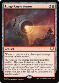 Long-Range Sensor - Commander: Edge of Eternities (EOC) #11 - Rare Magic: The Gathering Trading Card