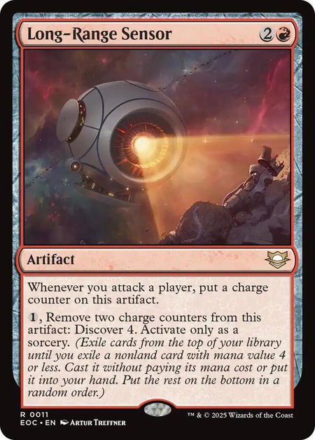 Long-Range Sensor - Commander: Edge of Eternities Magic: The Gathering trading card