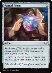 Pentad Prism - Commander: Edge of Eternities (EOC) #56 - Uncommon Magic: The Gathering Trading Card