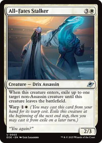 All-Fates Stalker - Edge of Eternities (EOE) #3 - Uncommon Magic: The Gathering Trading Card