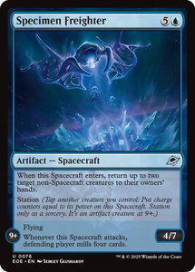 Specimen Freighter - Edge of Eternities (EOE) #76 - Uncommon Magic: The Gathering Trading Card