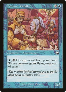 Balloon Peddler - Mercadian Masques (MMQ) #59 - Common Magic: The Gathering Trading Card