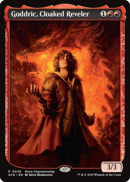 Goddric, Cloaked Reveler - Game Day & Store Championship Promos Magic: The Gathering trading card