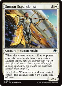 Sunstar Expansionist - Edge of Eternities (EOE) #41 - Uncommon Magic: The Gathering Trading Card