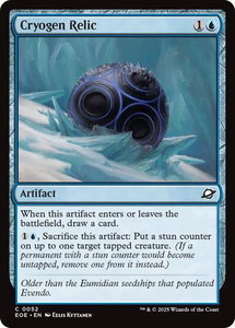Cryogen Relic - Edge of Eternities (EOE) #52 - Common Magic: The Gathering Trading Card