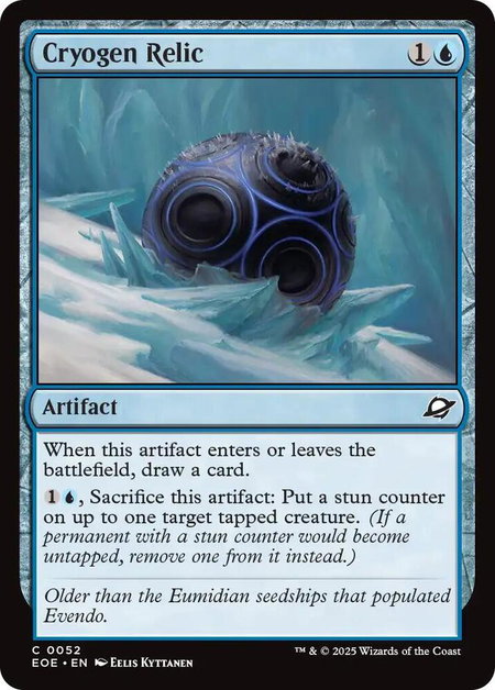 Cryogen Relic - Edge of Eternities Magic: The Gathering trading card