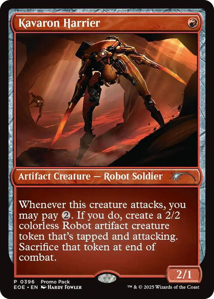 Kavaron Harrier trading card from Promo Pack: Edge of Eternities Kavaron Harrier - Promo Pack: Edge of Eternities Magic: The Gathering trading card