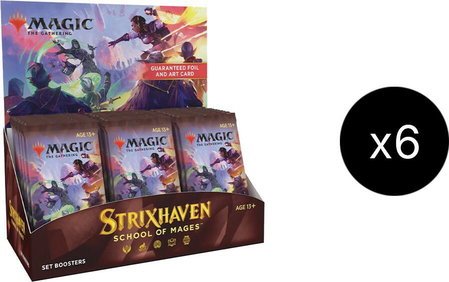 Strixhaven: School of Mages - Set Booster Display Case trading card from Strixhaven: School of Mages Strixhaven: School of Mages - Set Booster Display Case - Strixhaven: School of Mages Magic: The Gathering trading card