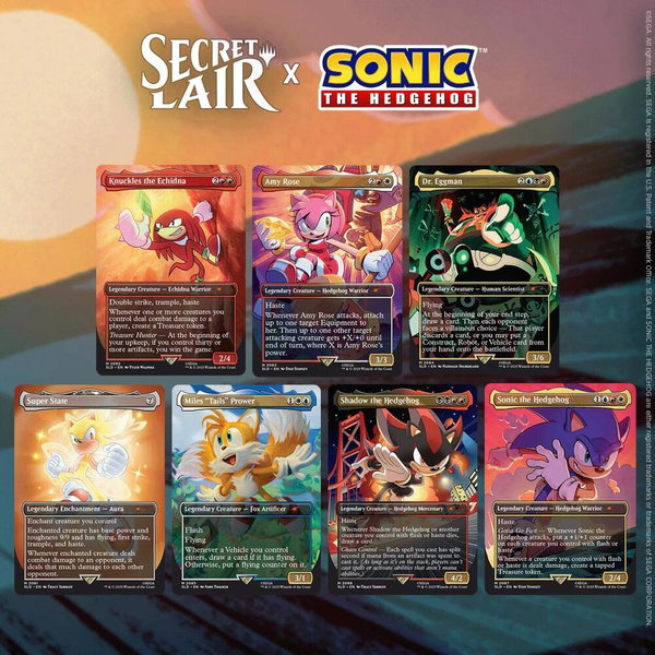 Secret Lair x Sonic the Hedgehog Superdrop: Friends & Foes (Non-Foil) - Secret Lair Drop Series Magic: The Gathering trading card