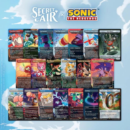Secret Lair x Sonic the Hedgehog Superdrop: Super Sonic Bundle (Non-Foil) - Secret Lair Drop Series Magic: The Gathering trading card