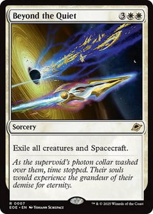 Beyond the Quiet - Edge of Eternities (EOE) #7 - Rare Magic: The Gathering Trading Card