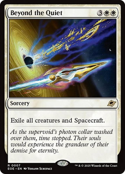 Beyond the Quiet - Edge of Eternities Magic: The Gathering trading card