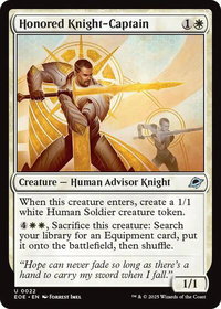 Honored Knight-Captain - Edge of Eternities (EOE) #22 - Uncommon Magic: The Gathering Trading Card