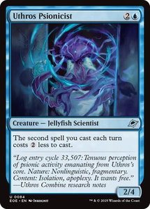Uthros Psionicist - Edge of Eternities (EOE) #84 - Uncommon Magic: The Gathering Trading Card