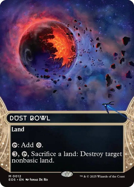 Dust Bowl (0012) (Borderless) - Edge of Eternities: Stellar Sights Magic: The Gathering trading card
