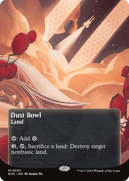 Dust Bowl (0057) (Borderless) - Edge of Eternities: Stellar Sights Magic: The Gathering trading card