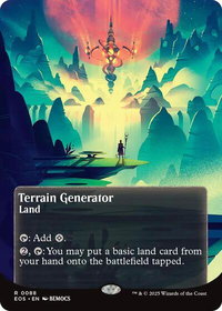 Terrain Generator (0088) (Borderless) - Edge of Eternities: Stellar Sights (EOS) #88 - Rare Magic: The Gathering Trading Card