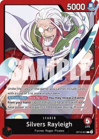 Silvers Rayleigh - Legacy of the Master (OP12) #OP12-001 - Leader One Piece Trading Card