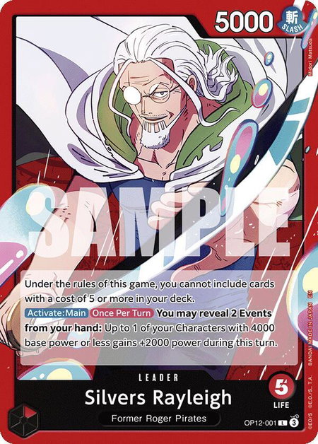 Silvers Rayleigh - Legacy of the Master One Piece trading card