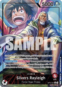 Silvers Rayleigh (Alternate Art) - Legacy of the Master (OP12) #OP12-001 - Leader One Piece Trading Card