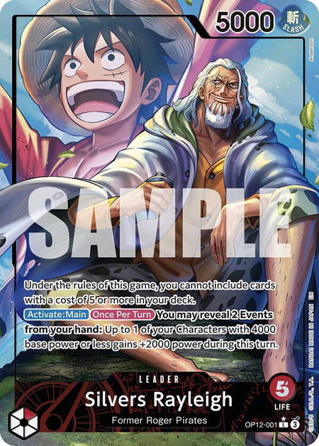 Silvers Rayleigh (Alternate Art) - Legacy of the Master One Piece trading card