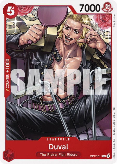 Duval - Legacy of the Master One Piece trading card