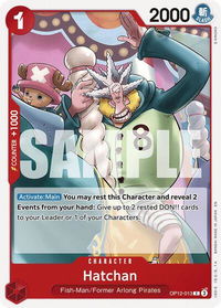 Hatchan - Legacy of the Master (OP12) #OP12-013 - Common One Piece Trading Card