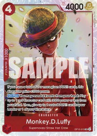 Monkey.D.Luffy - Legacy of the Master (OP12) #OP12-015 - Super Rare One Piece Trading Card