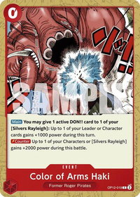 Color of Arms Haki - Legacy of the Master (OP12) #OP12-019 - Common One Piece Trading Card