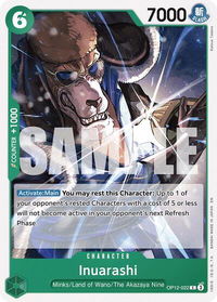 Inuarashi - Legacy of the Master (OP12) #OP12-022 - Common One Piece Trading Card