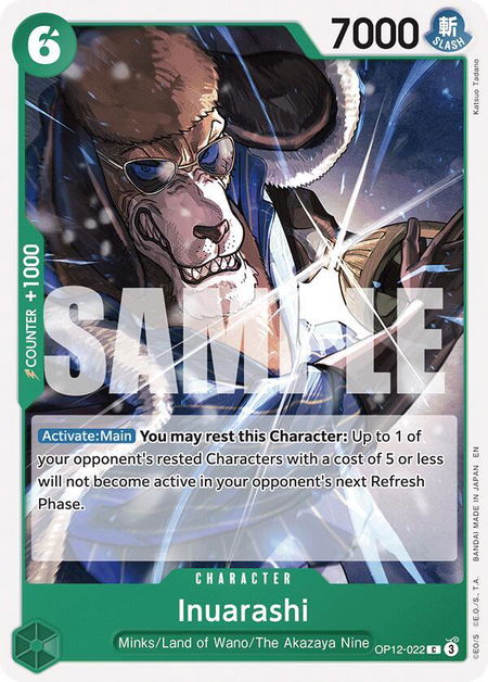 Inuarashi - Legacy of the Master One Piece trading card