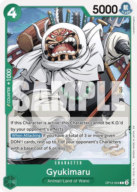 Gyukimaru - Legacy of the Master One Piece trading card