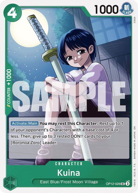 Kuina - Legacy of the Master One Piece trading card