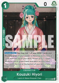 Kouzuki Hiyori - Legacy of the Master (OP12) #OP12-028 - Rare One Piece Trading Card