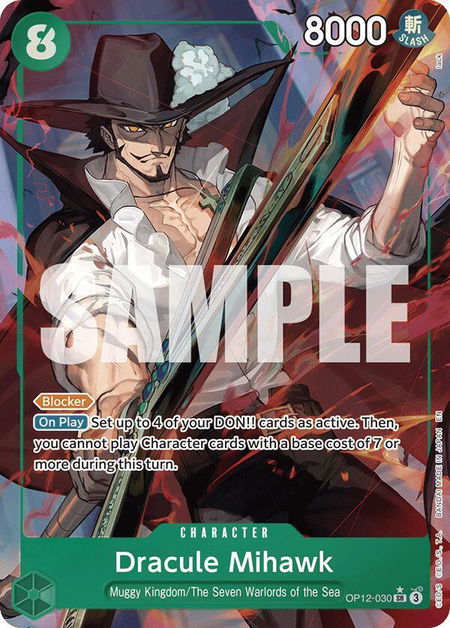 Dracule Mihawk (Alternate Art) - Legacy of the Master One Piece trading card
