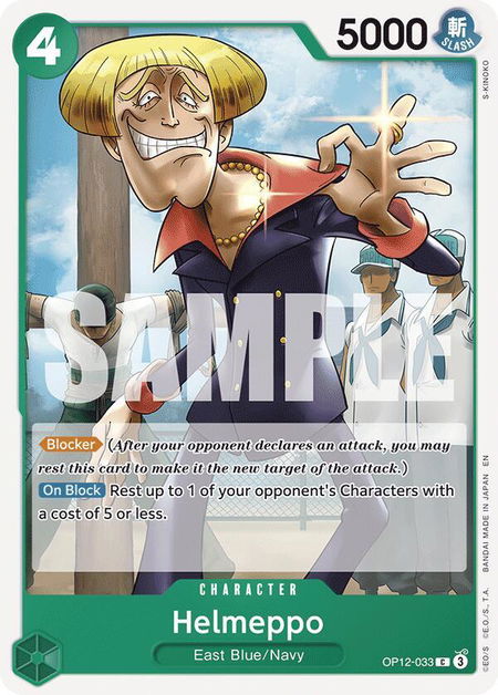 Helmeppo - Legacy of the Master One Piece trading card
