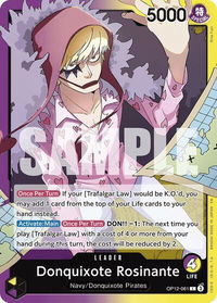 Donquixote Rosinante (061) - Legacy of the Master (OP12) #OP12-061 - Leader One Piece Trading Card