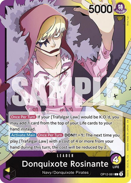 Donquixote Rosinante (061) - Legacy of the Master One Piece trading card
